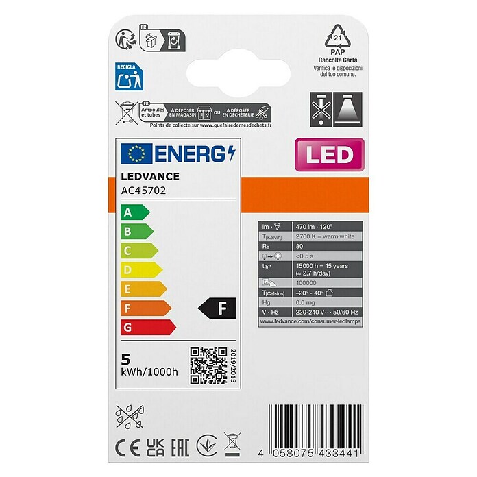 Osram Star LED-Lampe GX53 40 (GX53 , Nicht Dimmbar, Warmweiß, 470 lm, 4,9 W) | BAUHAUS