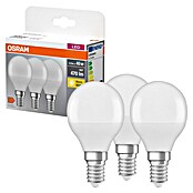 Osram LED-Lampen Set Tropfenform E14 matt (E14, Nicht Dimmbar, Warmweiß, 470 lm, 5 W, 3 Stk.) | BAUHAUS