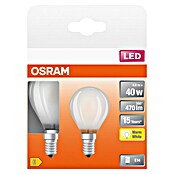 Osram Retrofit LED-Leuchtmittel (4 W, E14, Lichtfarbe: Warmweiß, Nicht Dimmbar)