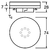Osram Star LED-Lampe GX53 40 (GX53 , Nicht Dimmbar, Warmweiß, 470 lm, 4,9 W) | BAUHAUS