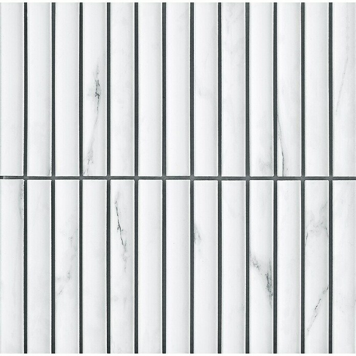 Malla mosaico Line (29,9 x 29,9 cm, Calacatta, Mate, 8 pzs.) | BAUHAUS