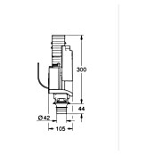 Grohe Umrüst-Set (Passend für: Grohe Spülkasten GD 2)