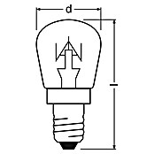 Osram LED-Lampe Parathom Special T26 (E14, Dimmbar, Warmweiß, 160 lm, 25 W) | BAUHAUS