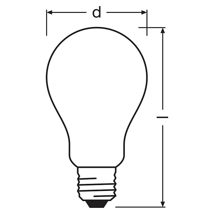 Osram Star Bombilla LED (E27, No regulable, Blanco frío, 2.452 lm, 16 W) | BAUHAUS