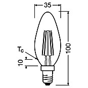 Voltolux Set LED žarulja  (E14, Bez prigušivanja, Topla bijela, 470 lm, 7 W, 3 Kom., Svijeća) | BAUHAUS