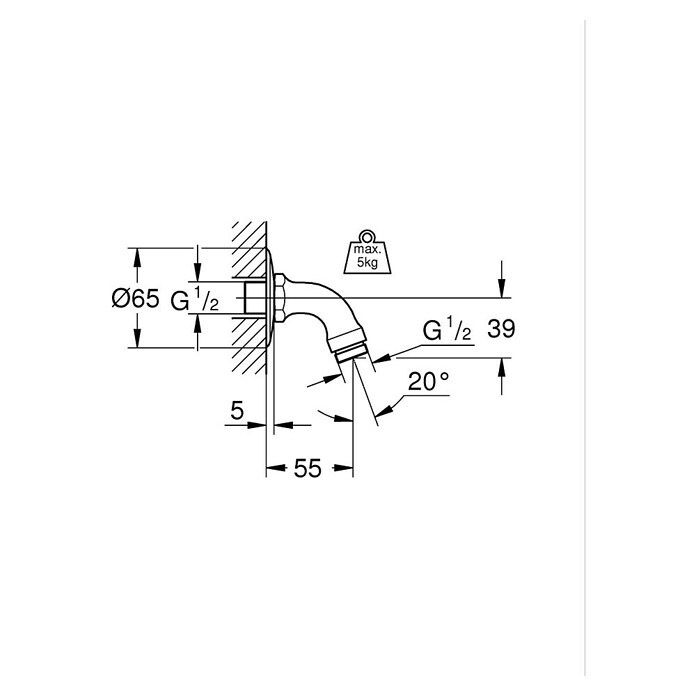 Grohe Brausearm