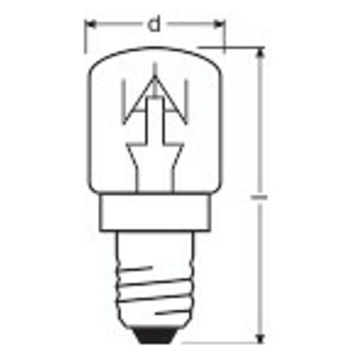 Osram Backofenlampe (E14, Dimmbar, Warmweiß, 85 lm, 15 W, 2 Stk.) | BAUHAUS