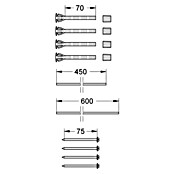 Grohe Verlängerungs-Set (Passend für: Spülkästen 6 - 9 l)