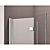 GEO Hit Eckdusche (90 x 100 x 202,2 cm, Beschichtet, Stärke: 6 mm, Silber)