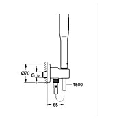 Grohe Euphoria Cosmopolitan Brausegarnitur Stick (Art Strahl: Normalstrahl, Chrom) | BAUHAUS