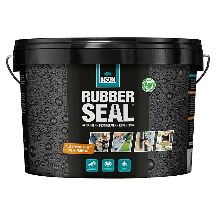 Bison Rubber Seal Debeli bitumenski premaz  (2,5 l) | Bitumenska tesnila | Gradbena kemija | Gradbeni material | Izdelki | BAUHAUS