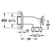 Grohe Abgangsbogen (Außengewinde: ⁵⁄₄″, Ausstattung: Thermostatarmatur) | BAUHAUS