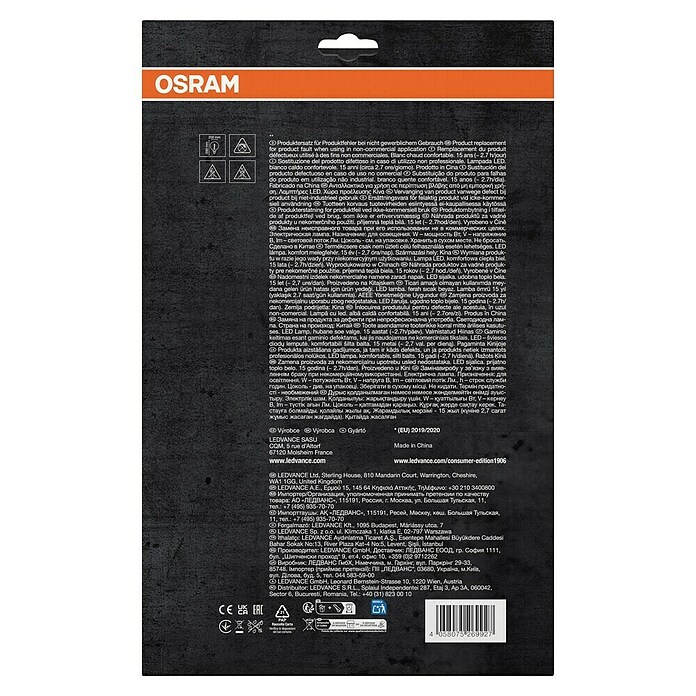 Osram LED-Lampe Vintage Edition 1906 Globe-Form E27 (E27, Nicht Dimmbar, Warmweiß, 150 lm, 4 W, Farbe: Smoke, Globe) | BAUHAUS