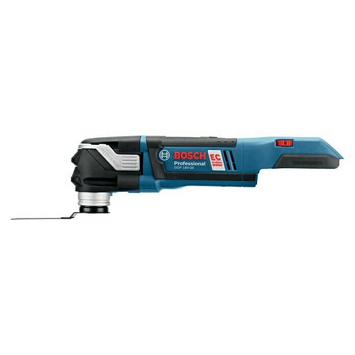 Bosch Professional Akku-Multifunktionswerkzeug GOP 18V-2818 V, Ohne Akku, ± 1,4°, 8.000 U/min - 20.000 U/min, Karton Left Side View