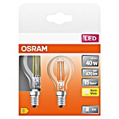 Osram Star LED-Lampen Set Tropfenform E14 klar (E14, Nicht Dimmbar, Warmweiß, 470 lm, 4 W) | BAUHAUS
