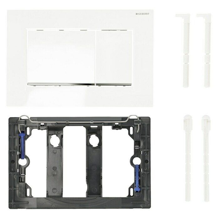 Geberit Placa de accionamiento (Cromo, 2 descargas)