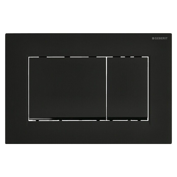 Geberit Placa de accionamiento Sigma 20 (Negro, 2 descargas) | BAUHAUS
