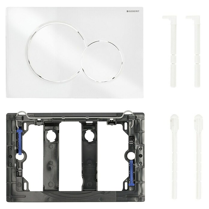 Geberit Betätigungsplatte Sigma 01 (Weiß, 2-Mengen-Spülung)