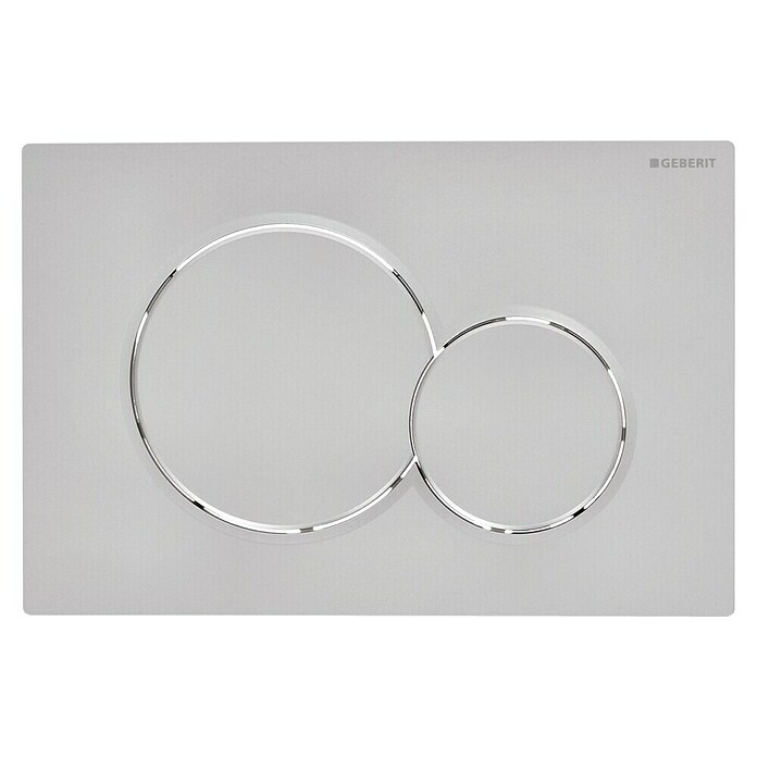 Geberit Betätigungsplatte Sigma 01 - 115.770.JQ.5 (Chrom matt, 2-Mengen-Spülung) | BAUHAUS