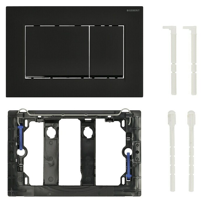 Geberit Placa de accionamiento Sigma 20 (Negro, 2 descargas) | BAUHAUS