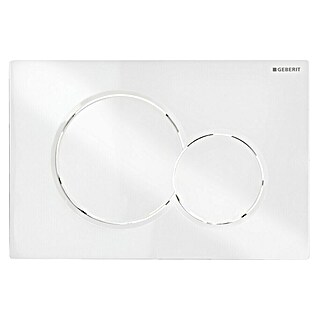 Geberit Betätigungsplatte Sigma 01 115.770.11.5 (Weiß, 2-Mengen-Spülung)