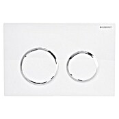 Geberit Placa de accionamiento (Blanco de alto brillo, 2 descargas)
