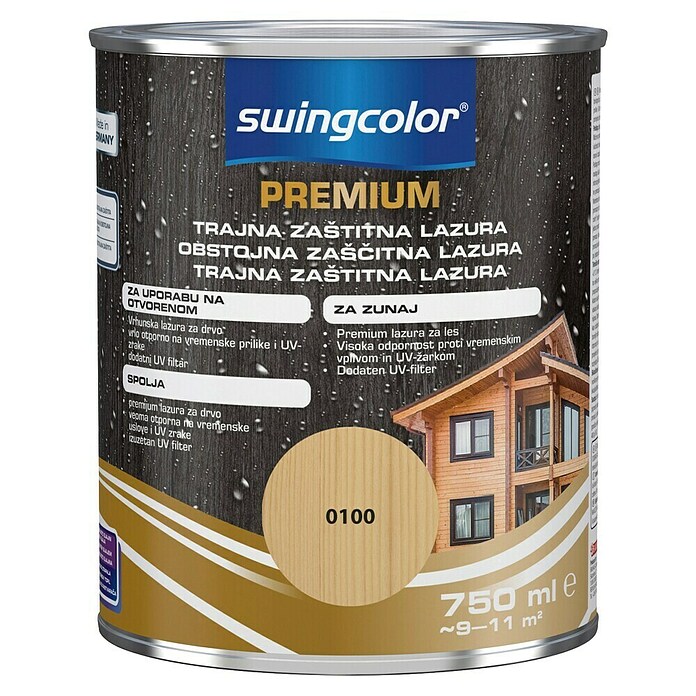 swingcolor Premium Lazura za drvo  (Bezbojno, 750 ml, Svilenkasti mat) | BAUHAUS