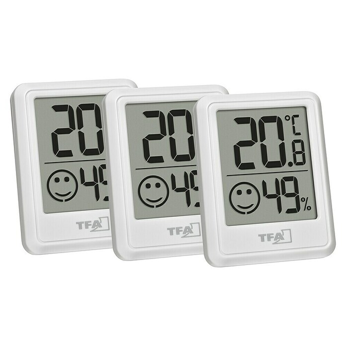 TFA Dostmann Digitalni termo-higrometer  (3 kos) | 7480 - Thermometer | IAGG - Gartenartikel | IAG - Außenbereichsausstattung | IA - Gartenhartware | I - Stadtgarten | BAUHAUS
