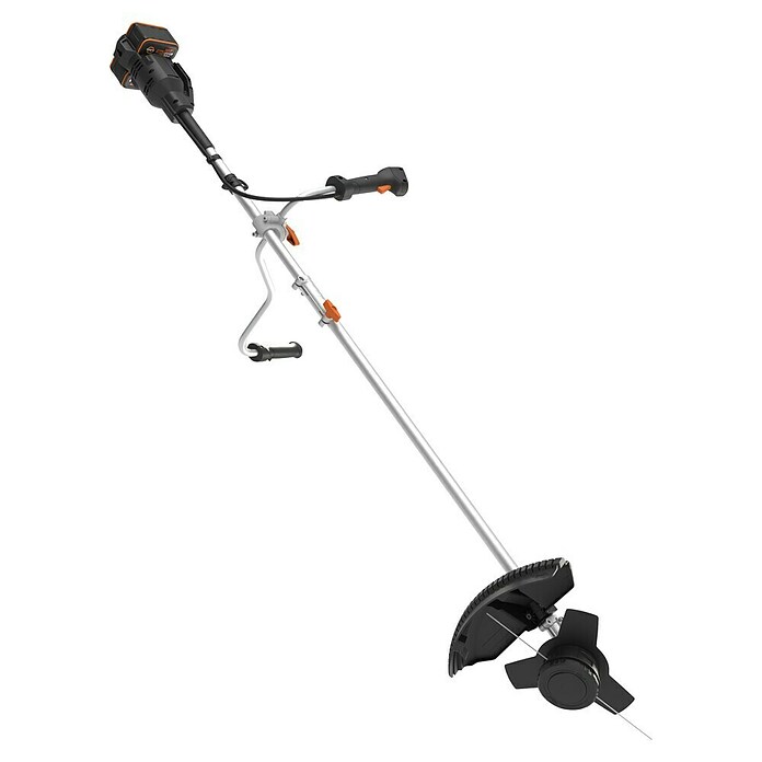 Worx PowerShare 20V Akku-Rasentrimmer WG084E.9 (20 V, Li-Ionen, Ohne Akku, Schnittbreite Messer: 25,5 cm, Schnittbreite Faden: 38 cm) | BAUHAUS