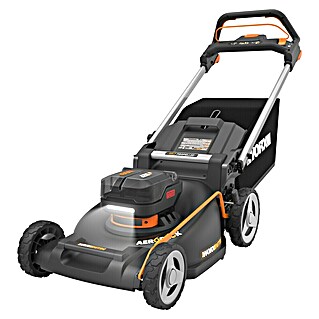 Worx PowerShare 20V Akku-Rasenmäher WG760E (40 V, 2 Akkus, 5 Ah, Schnittbreite: 51 cm)