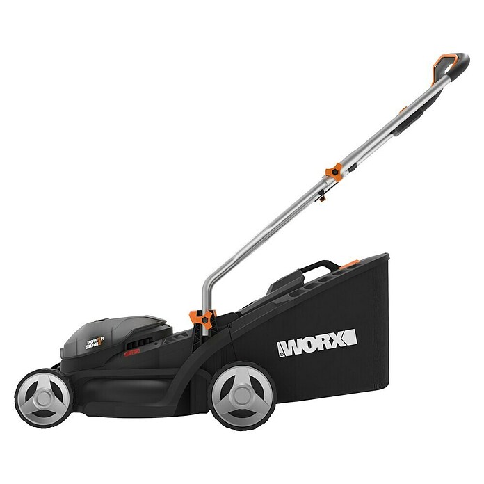 Worx PowerShare 20V Cortacésped de batería WG733E (20 V, 1 batería, 4 Ah, Ancho de corte: 33 cm) | BAUHAUS
