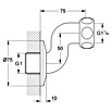 Grohe S-Anschluss (Chrom, Außengewinde: 1″, Höhe: 5 cm) | BAUHAUS