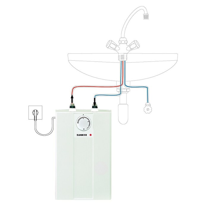 Zanker Kleinspeicher WO 5U-S (2.000 W, 5 l)