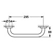 Grohe Essentials Wannengriff (Breite: 34,9 cm, Nickel, Matt)