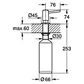 Grohe Seifenspenderpumpe Contemporary (Supersteel) | BAUHAUS