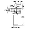 Grohe Seifenspenderpumpe Cosmopolitan (Supersteel) | BAUHAUS