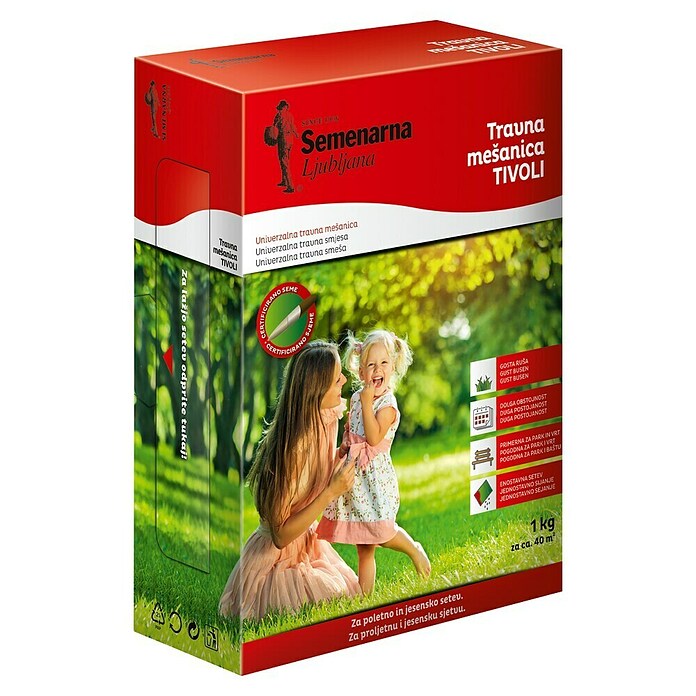 Travna semena Tivoli  (1 kg, 40 m²) | 8125 - Rasensamen Marke | IBYA - Sämereien | IBY - Sämereien | IB - Grünpflanzen/Sämereien | I - Stadtgarten | BAUHAUS
