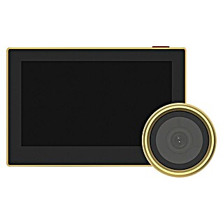 EZVIZ Mirilla digital HP2 (Negro/Oro, 1.080 píxeles (Full HD), 145 °)