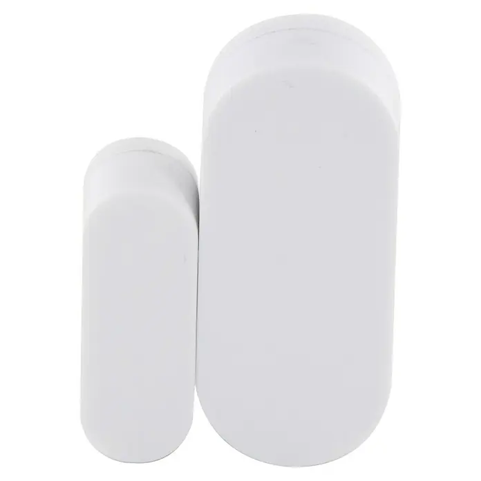 Chacon Sensor de ventana y puerta DiO - Específico para: DiO, Chacon, ZiBASE, RFXCOM, MyFox y HomeWizard, Alcance: 50 m, 2 ud. - Sensor de contacto magnético blanco de dos piezas para puertas o ventanas.