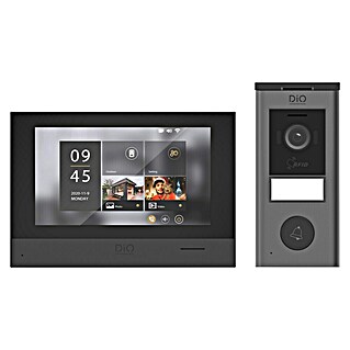 Chacon Videoportero inalámbrico 2 hilos WiFi (120 °, Negro)