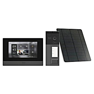 Chacon Videoportero inalámbrico DiO WiFi y panel solar (200 m, Negro)