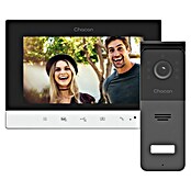 Chacon Videoportero inalámbrico 2 hilos y RFID (92 °, Negro) | BAUHAUS