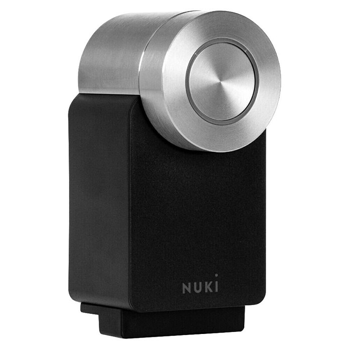 Nuki Cerradura electrónica Smart Lock 4 Pro (L x An x Al: 6 x 6 x 11 cm, Bluetooth, Negro) | BAUHAUS