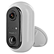 Muvit Cámara para exterior WiFi + panel solar (1.080 píxeles (Full HD), Blanco, Alcance de detección: 10 m) | BAUHAUS