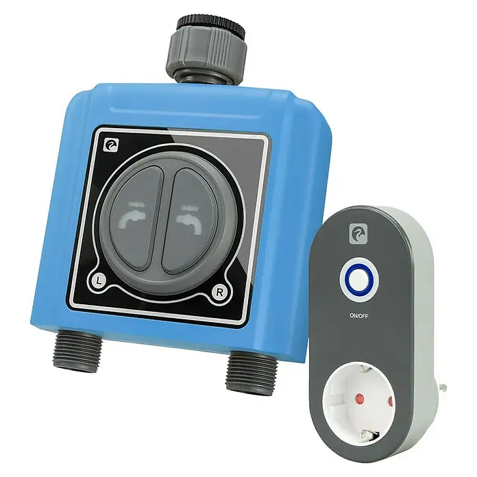 Programador de riego Smart Home Tajo (3.680 W, Azul)