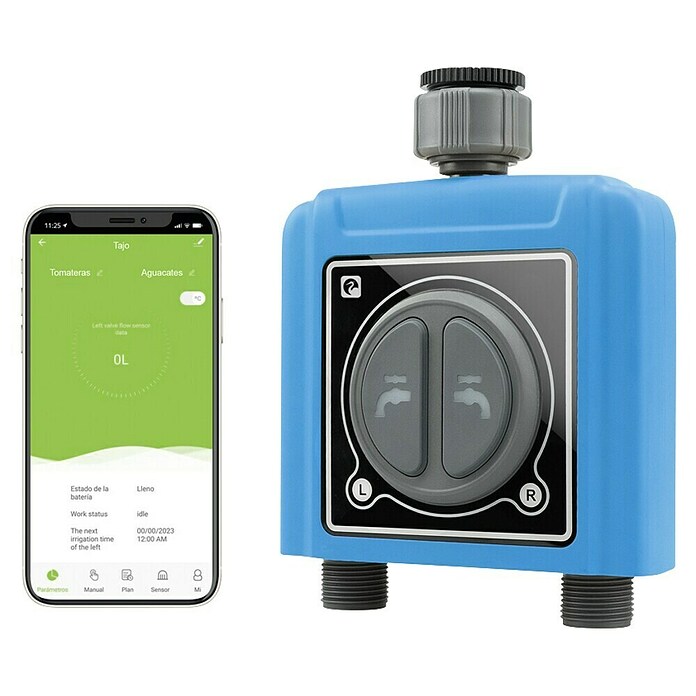 Garza Programador de riego Smart Home Tajo (3.680 W, Azul) | BAUHAUS