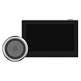 EZVIZ Mirilla digital HP2 (Negro/Plata, 1.080 píxeles (Full HD), 145 °)
