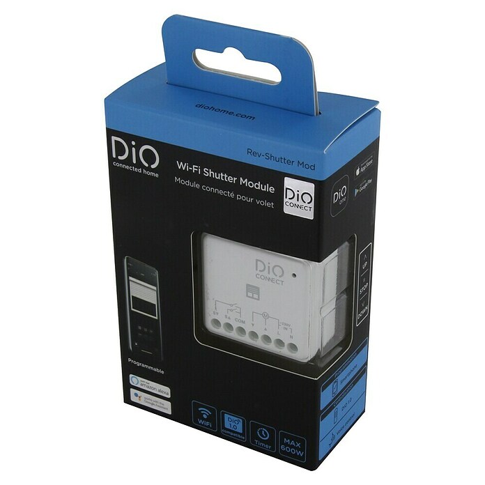 Chacon Interruptor inalámbrico para persianas WiFi (Montaje en superficie, Blanco) | BAUHAUS