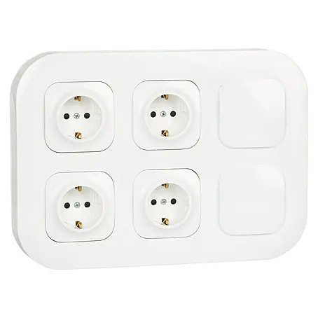 Legrand Forix Enchufe cuádruple