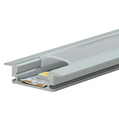 Alverlamp  Perfil aluminio empotrado con difusor